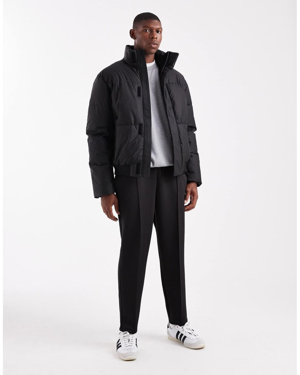 ASOS Blue Puffer Jacket for men