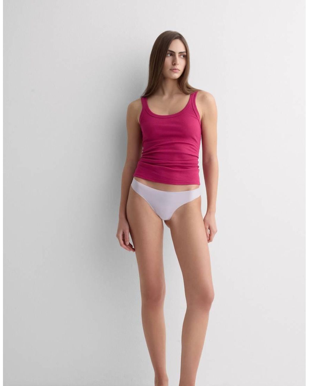 Intimissimi Pink Ultralight Microfibre Brazilian Knickers