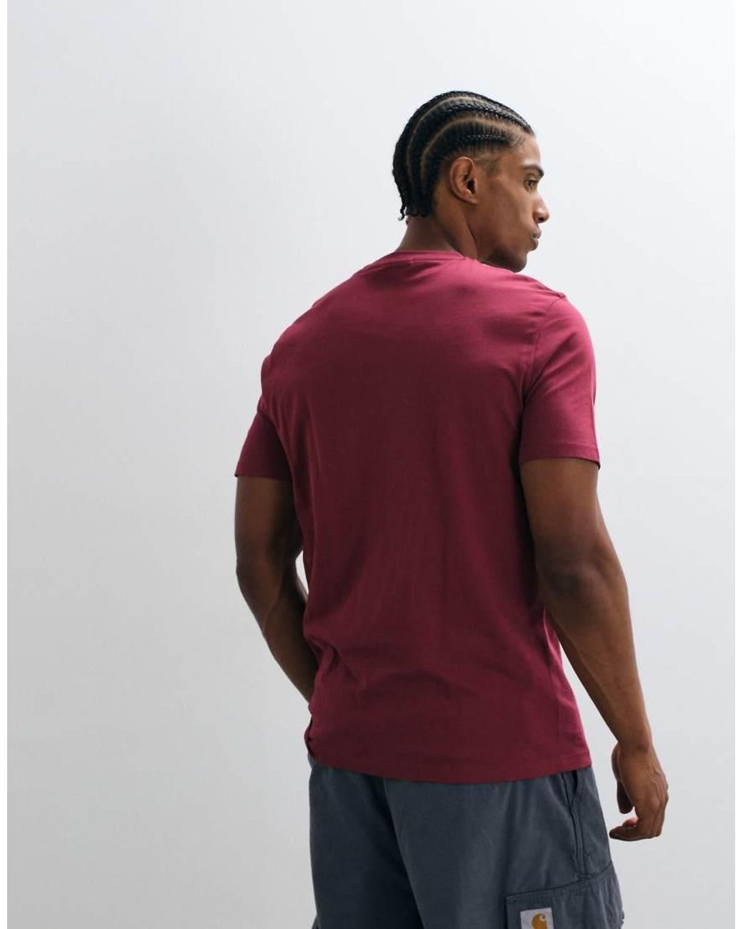 Calvin Klein Red Woven Label T-Shirt for men