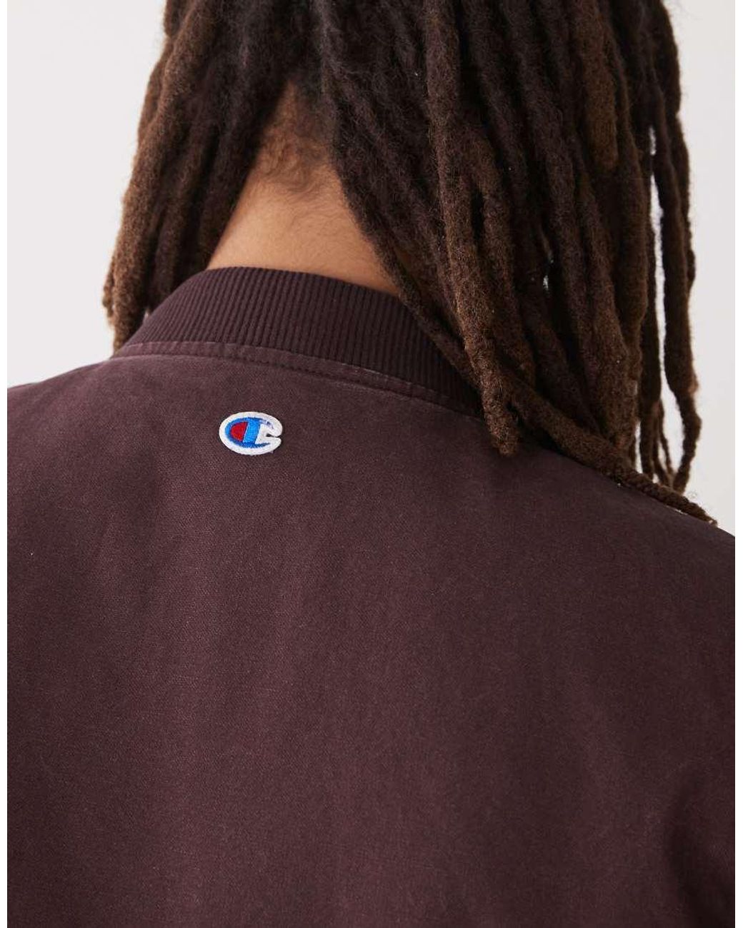Champion Brown Full Zip Woven Gilet for men