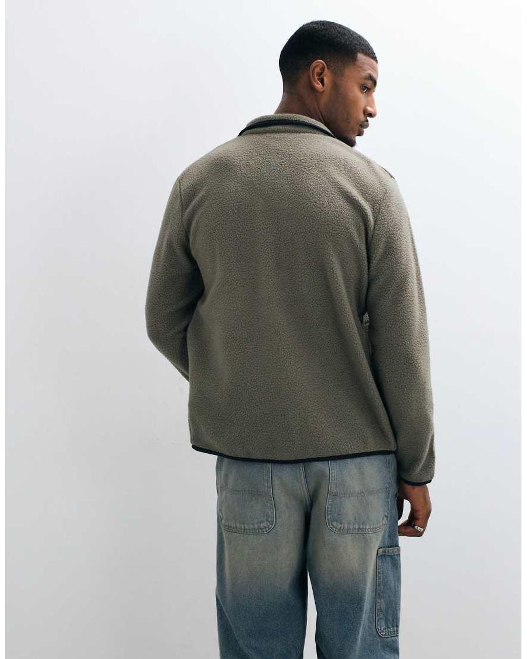 Regatta Green Frankie Borg Colour Block Cosy Fleece for men