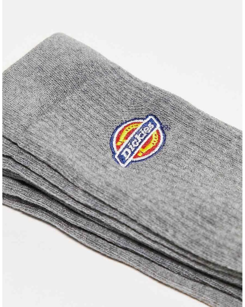 Dickies White Valley Grove 3 Pack Crew Socks for men