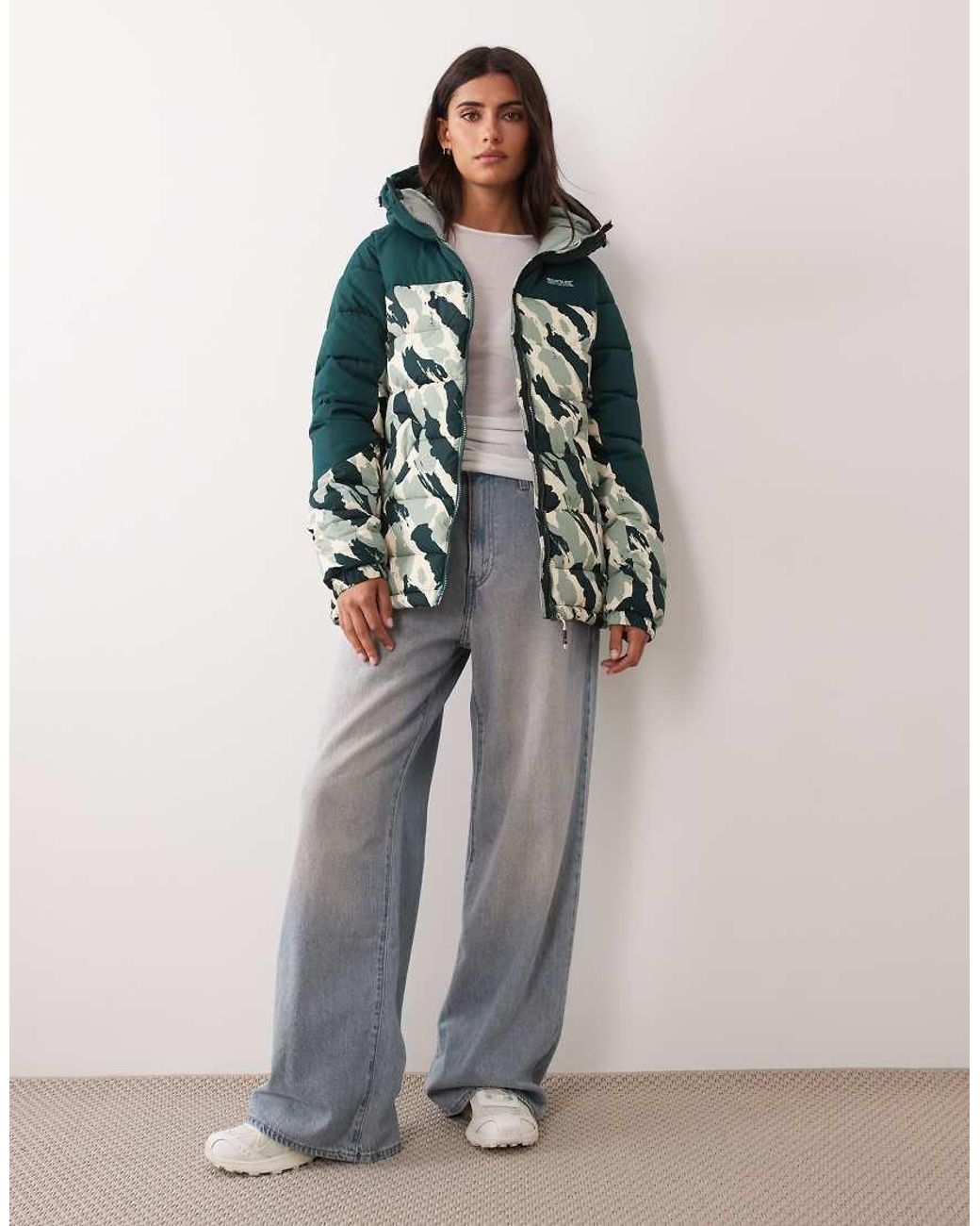 Regatta Green Hooded Aldthorn Padded Jacket