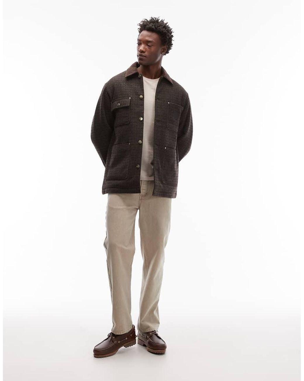 Carhartt Black Lowis Chore Coat for men