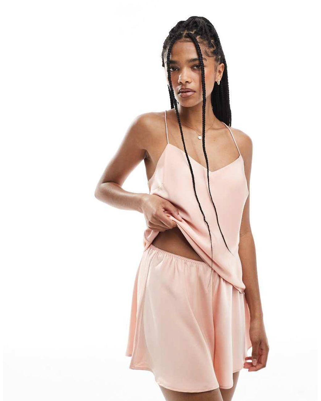 True Decadence Pink Cami Top Pyjama Set