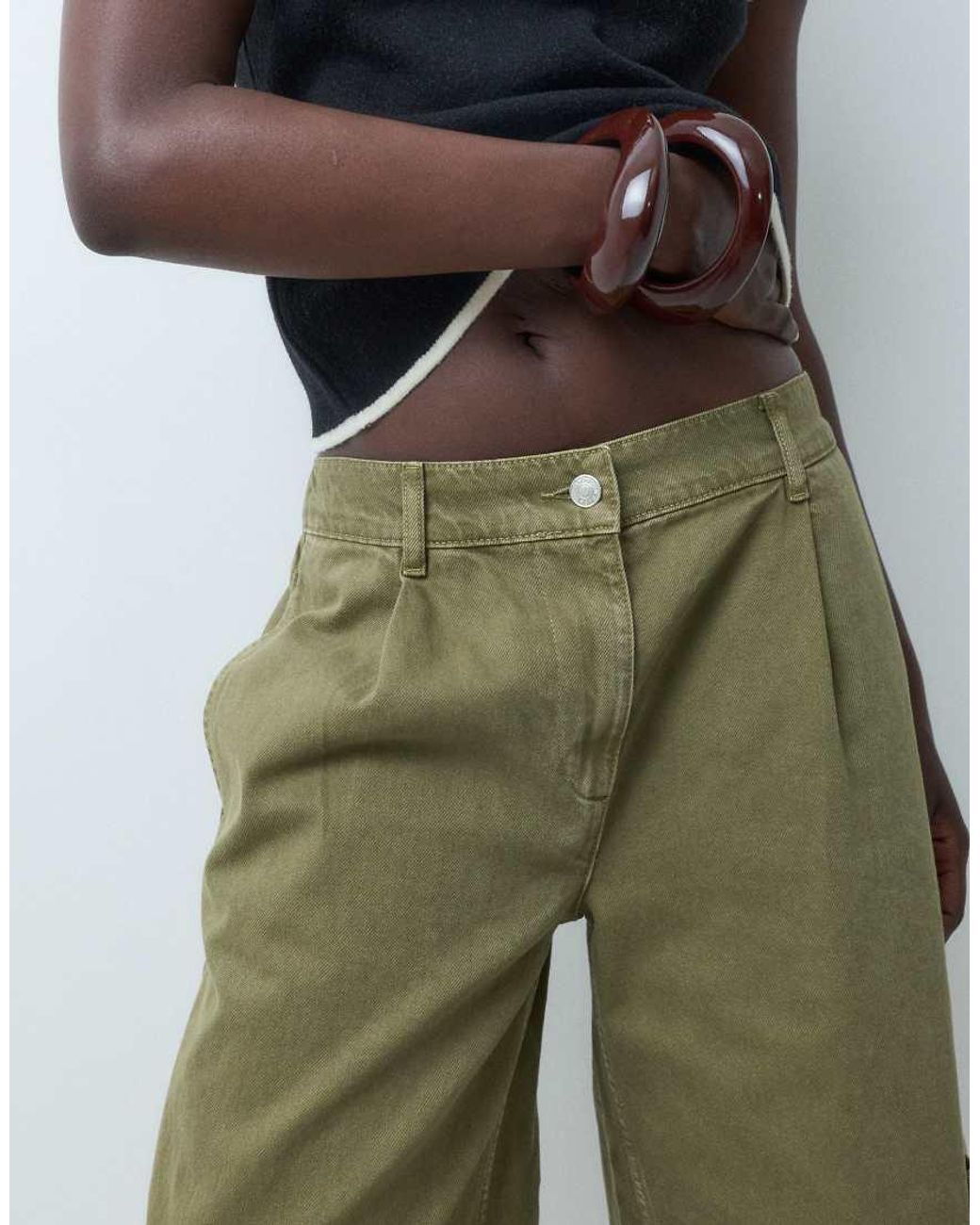ASOS Green Cargo Jort