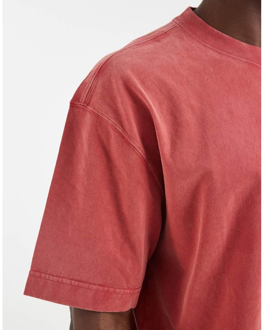 Hollister Red Boxy T-shirt for men
