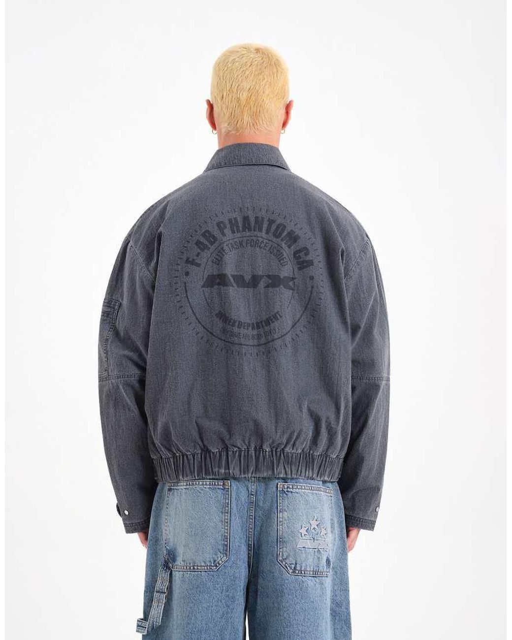 AVX Blue Mach Bomber for men