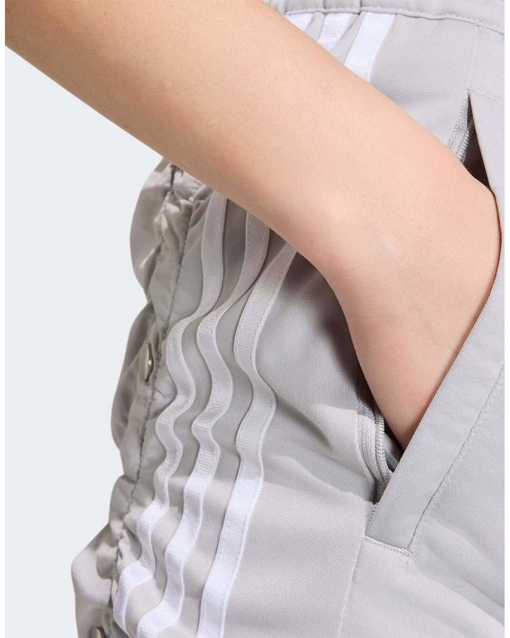 Adidas Originals White Adibreak Ruched Skirt