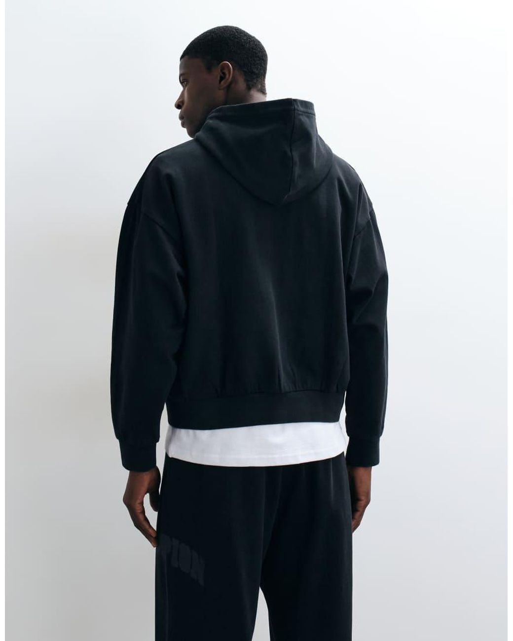 Champion Blue Future Memories Oversized Hoodie for men