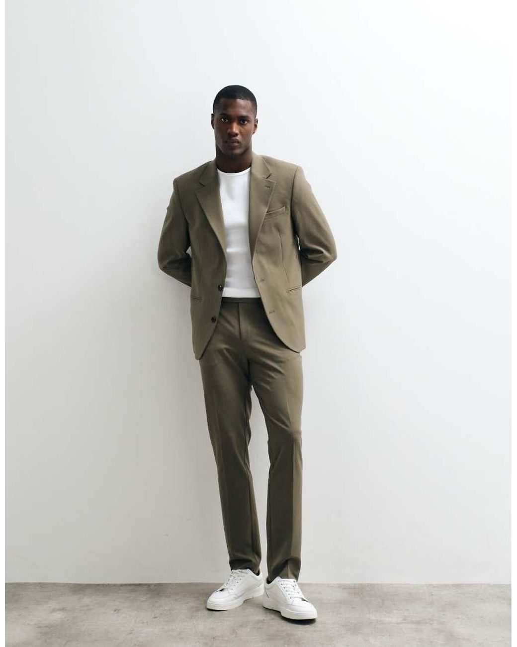 ASOS Green Flexmaxtm Skinny Suit Jacket for men