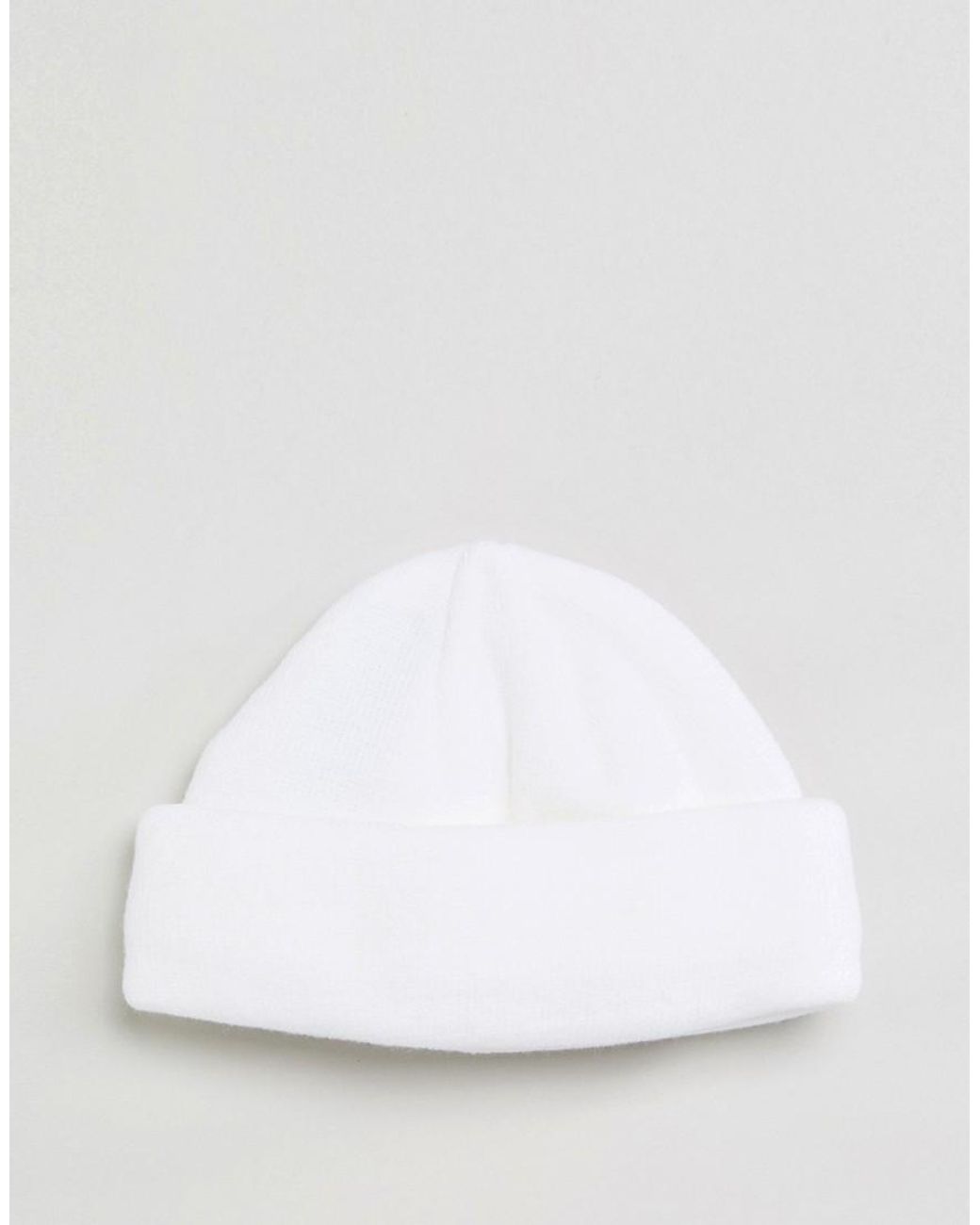 ASOS Synthetic Mini Fisherman Beanie In 