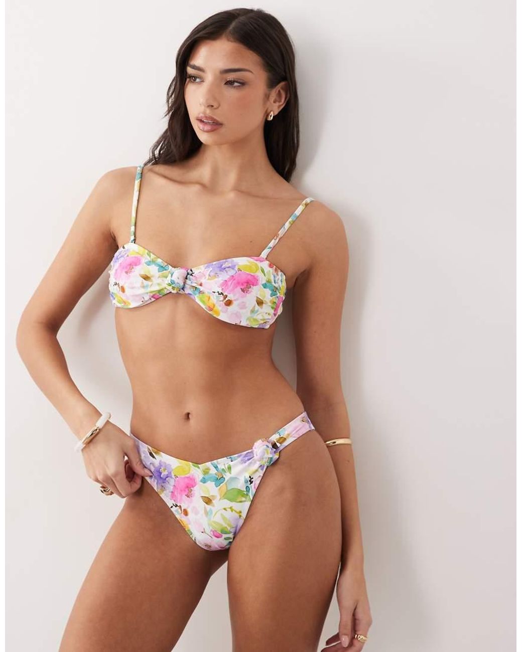 Candypants Brown Knot High Leg Bikini Bottom