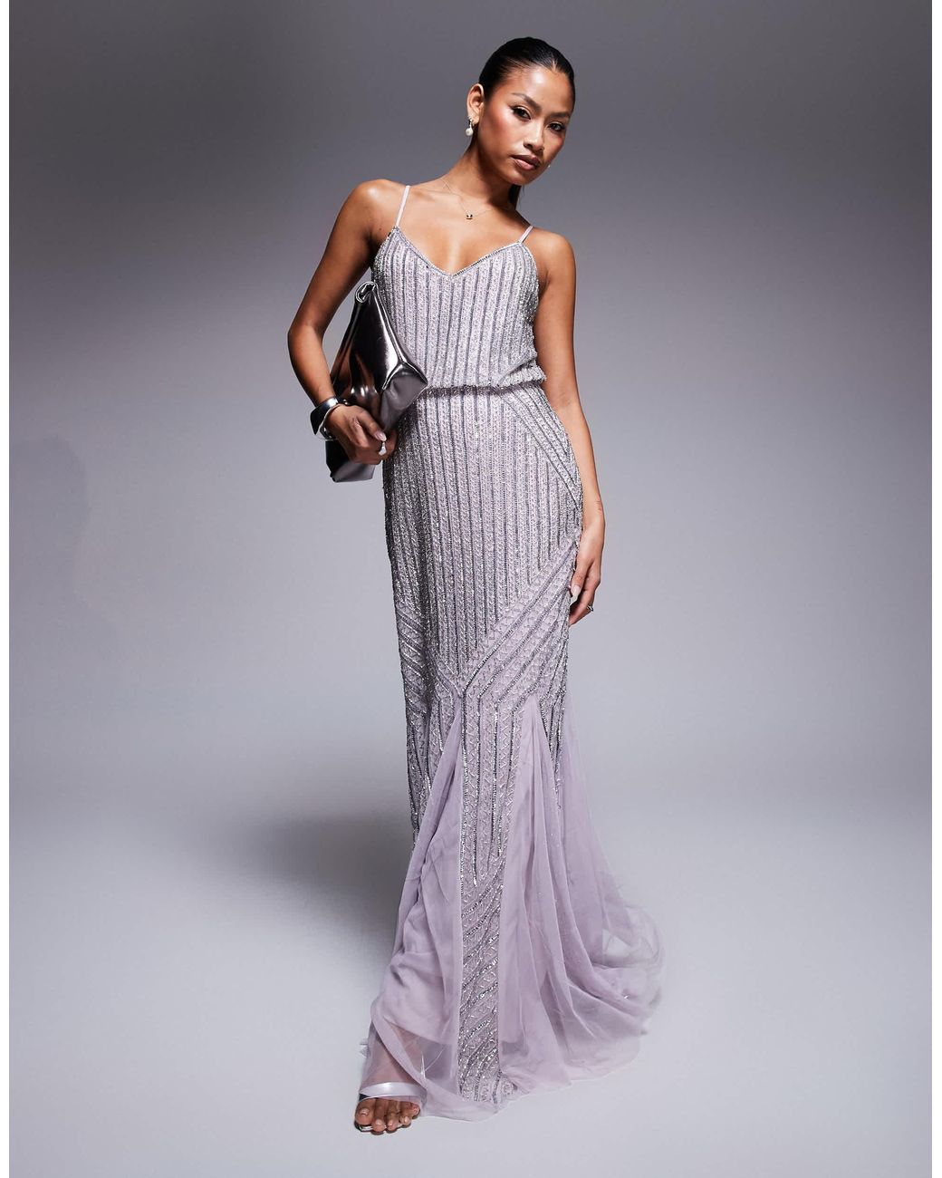sequin fishtail maxi dress AiiRZ Sequin Fishtail Maxi Dress With Corset BodiceMISSGUIDED