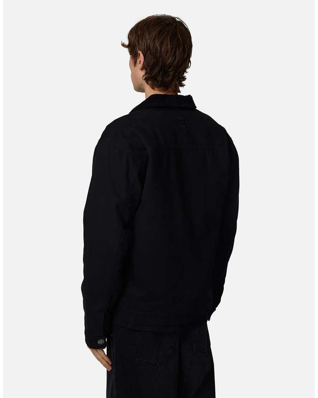 Good For Nothing Black Washed Worker Jacket for men