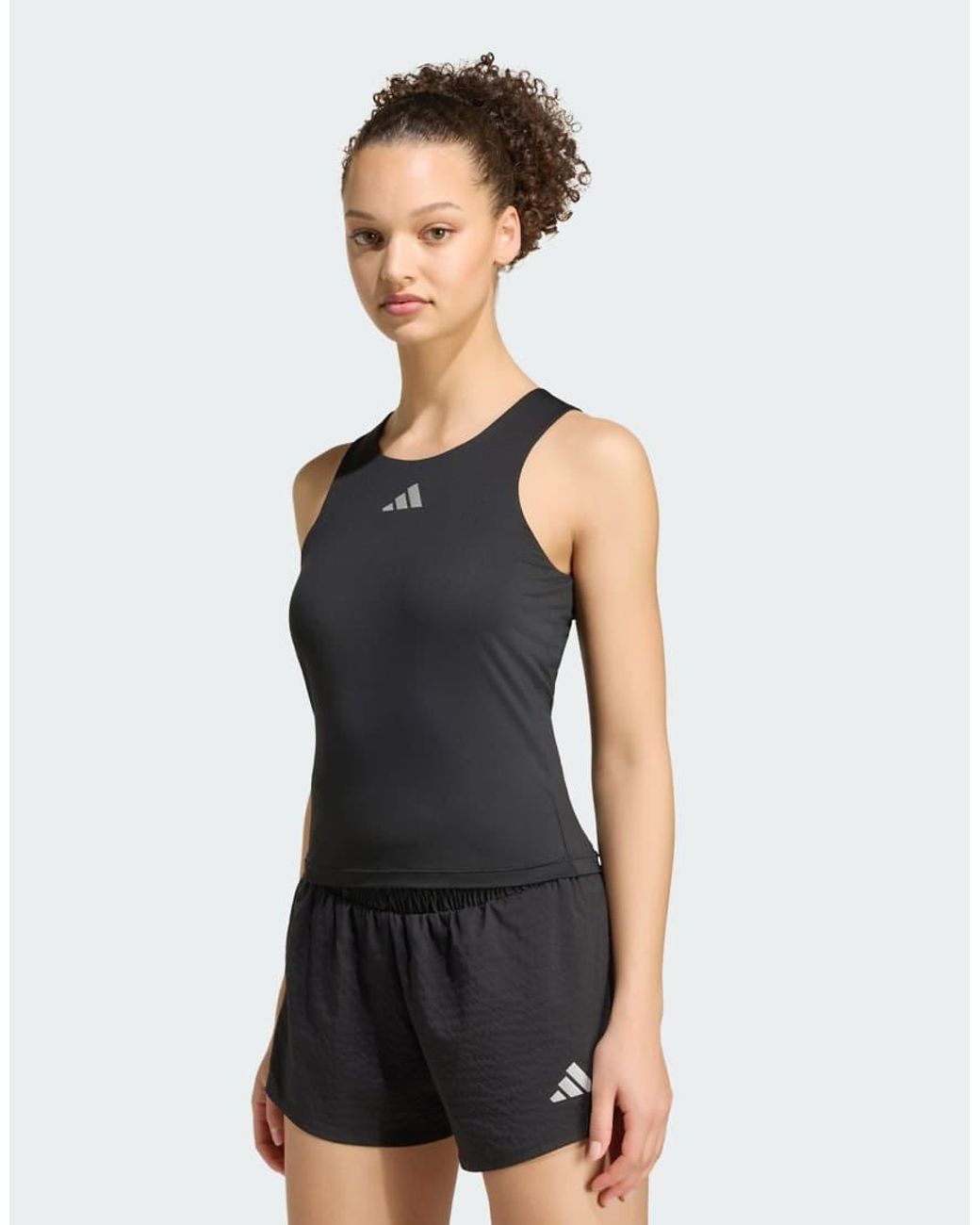 Adidas Originals Black Adi365 Running Tank With Added Support