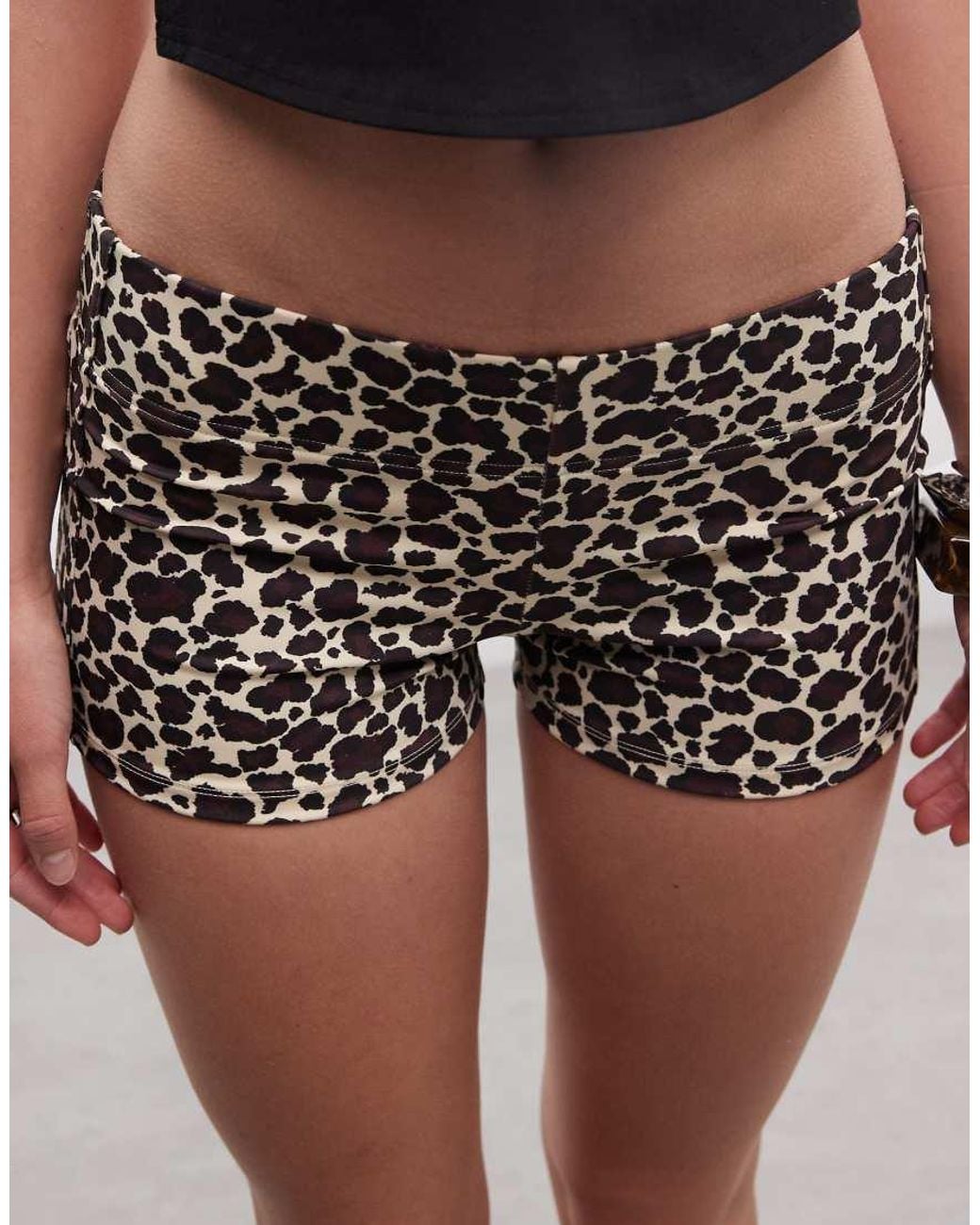 Collusion White Booty Short