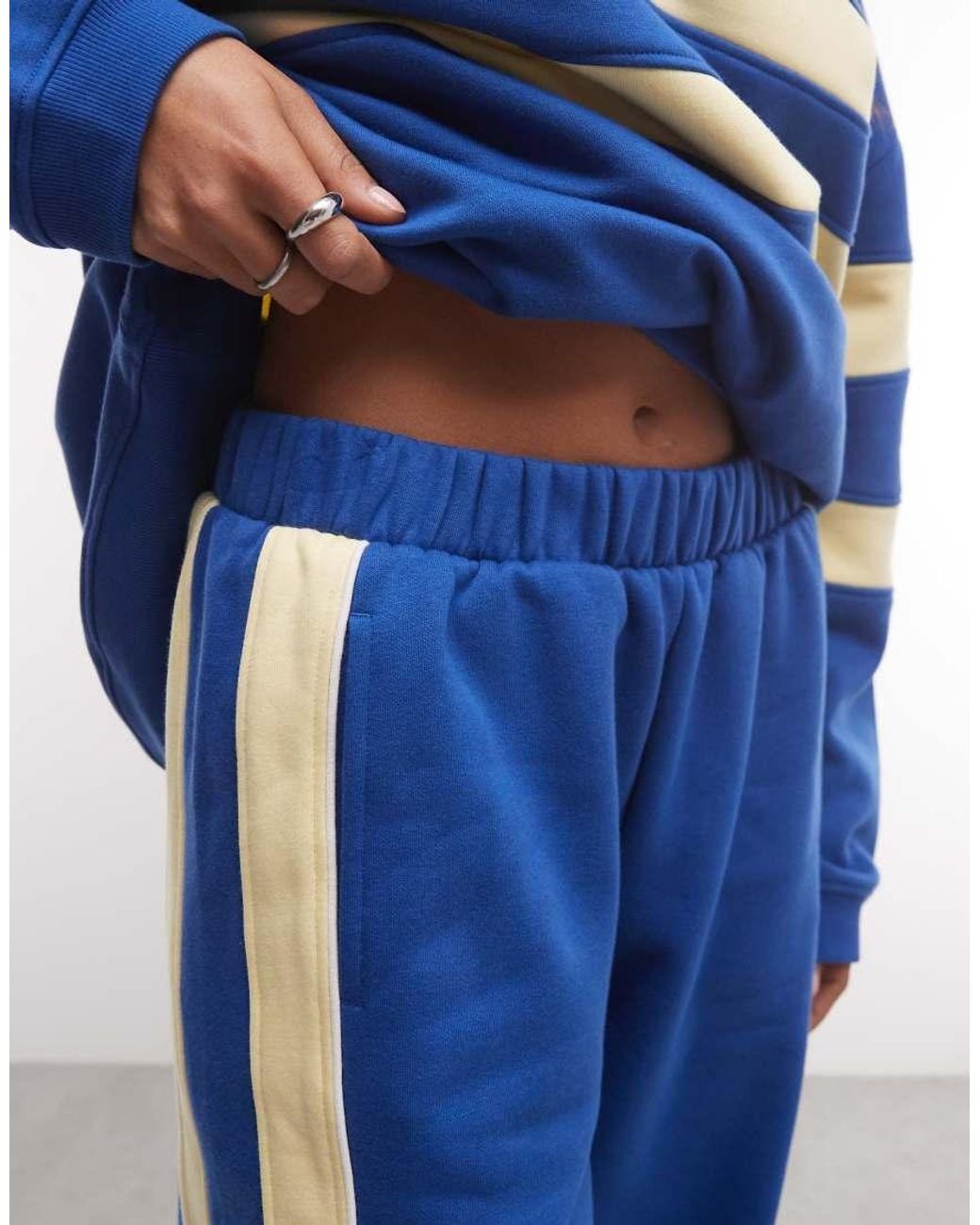 ASOS Blue jogger With Contrast Detail