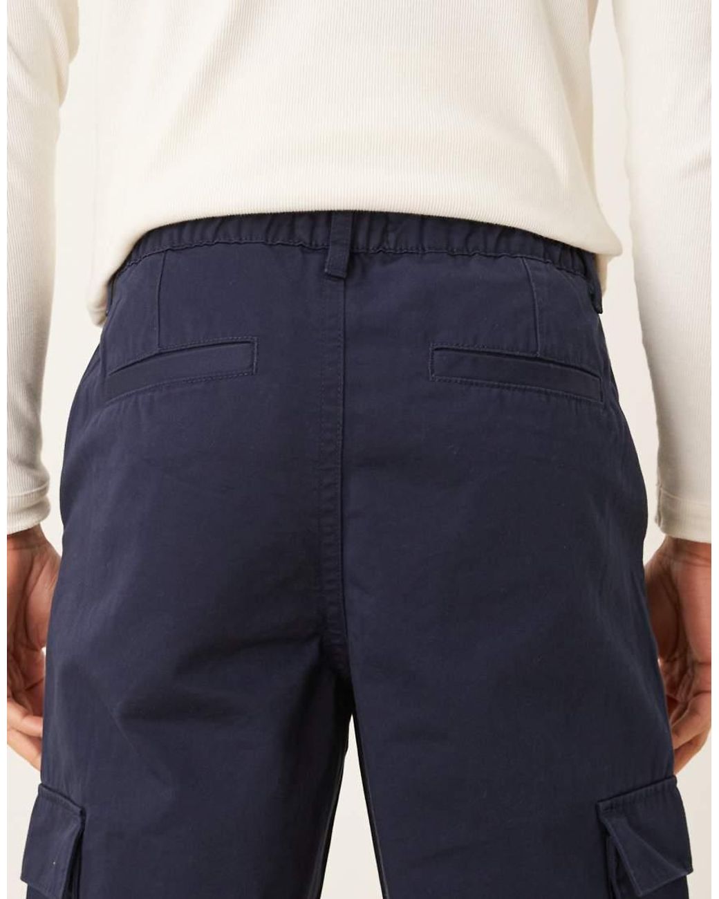ASOS Blue baggy Cargo Pants for men