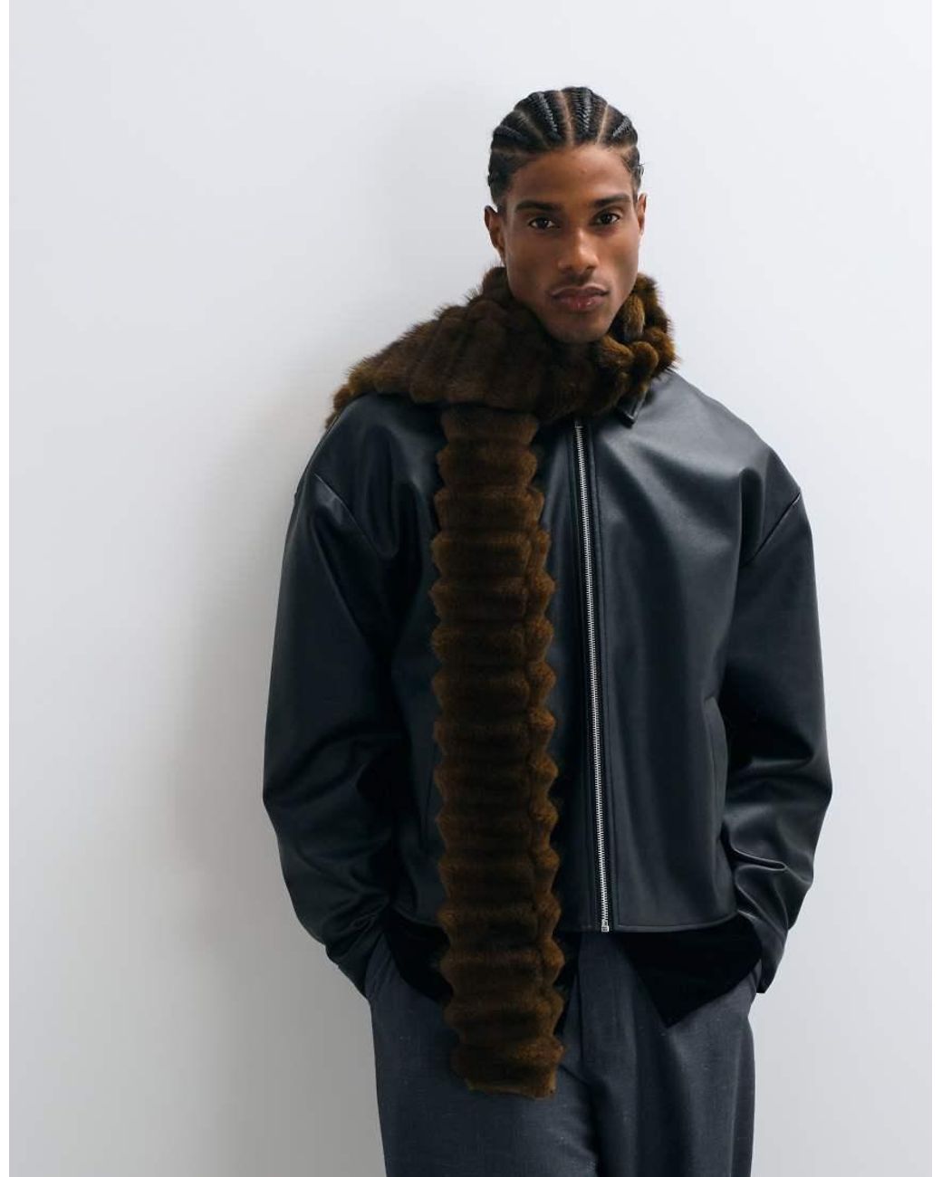 Sciarpa di ASOS in Black da Uomo