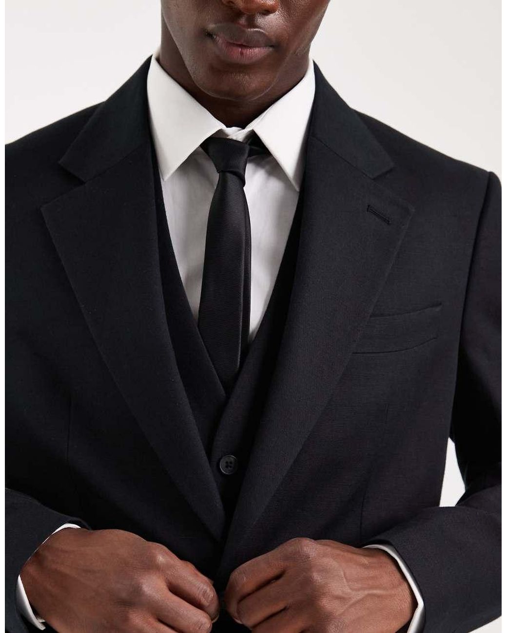 ASOS Blue Slim Suit Blazer for men