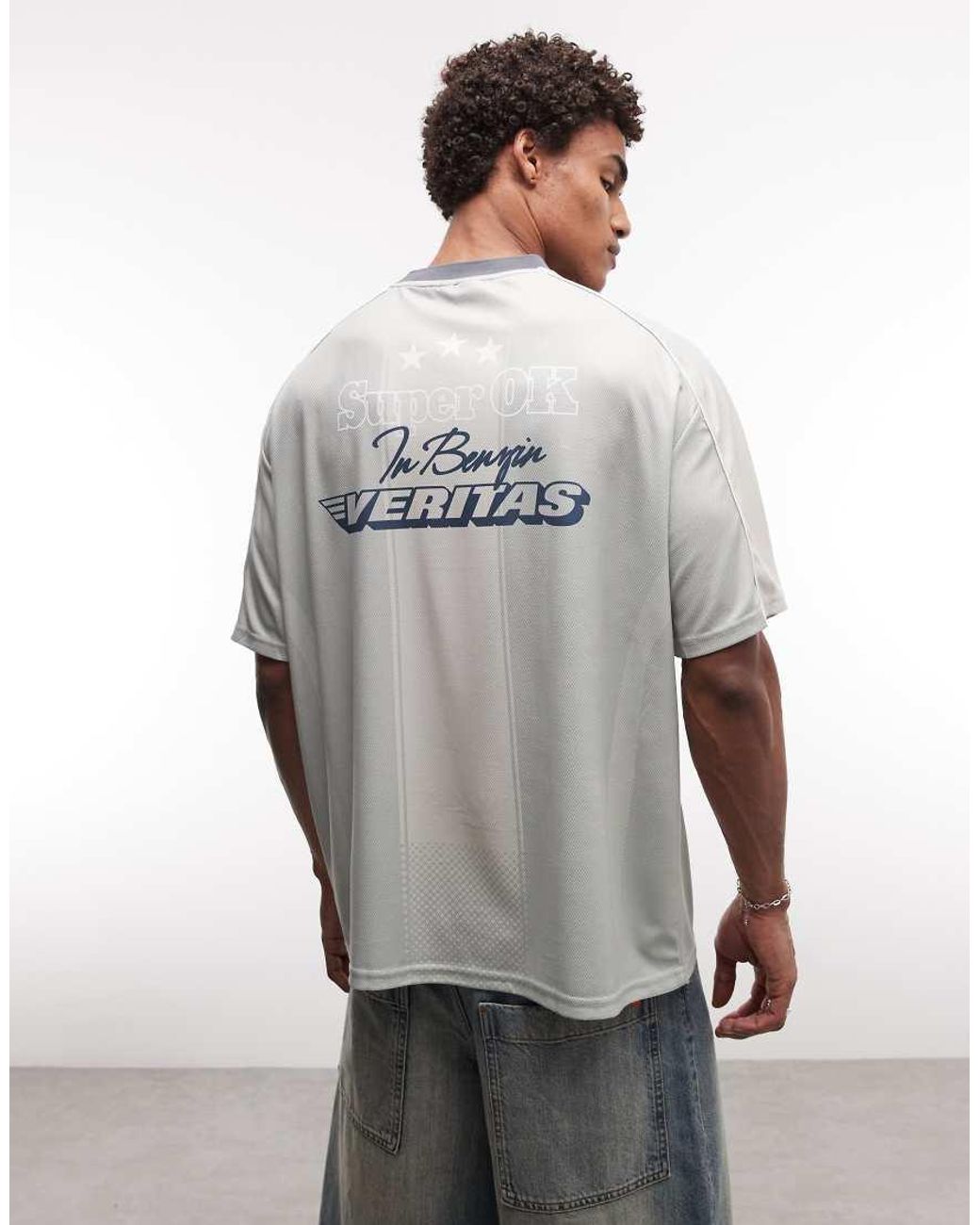 Deus Ex Machina Gray Enduro Moto Logo Jersey for men