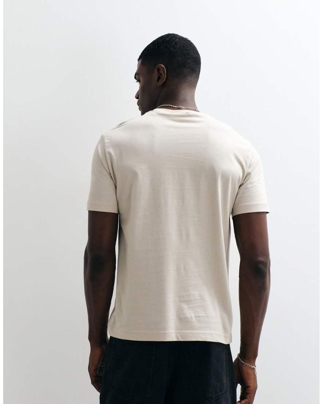 Gant White Regular Shield Short Sleeve T-shirt for men