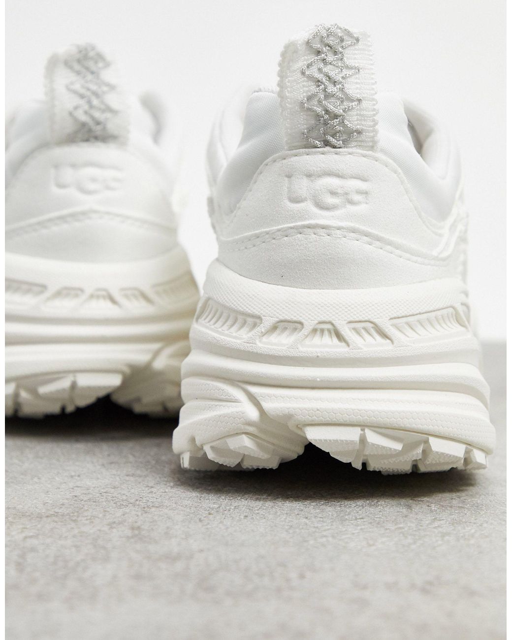 UGG Ca805 Chunky Zip Trainers in White | Lyst