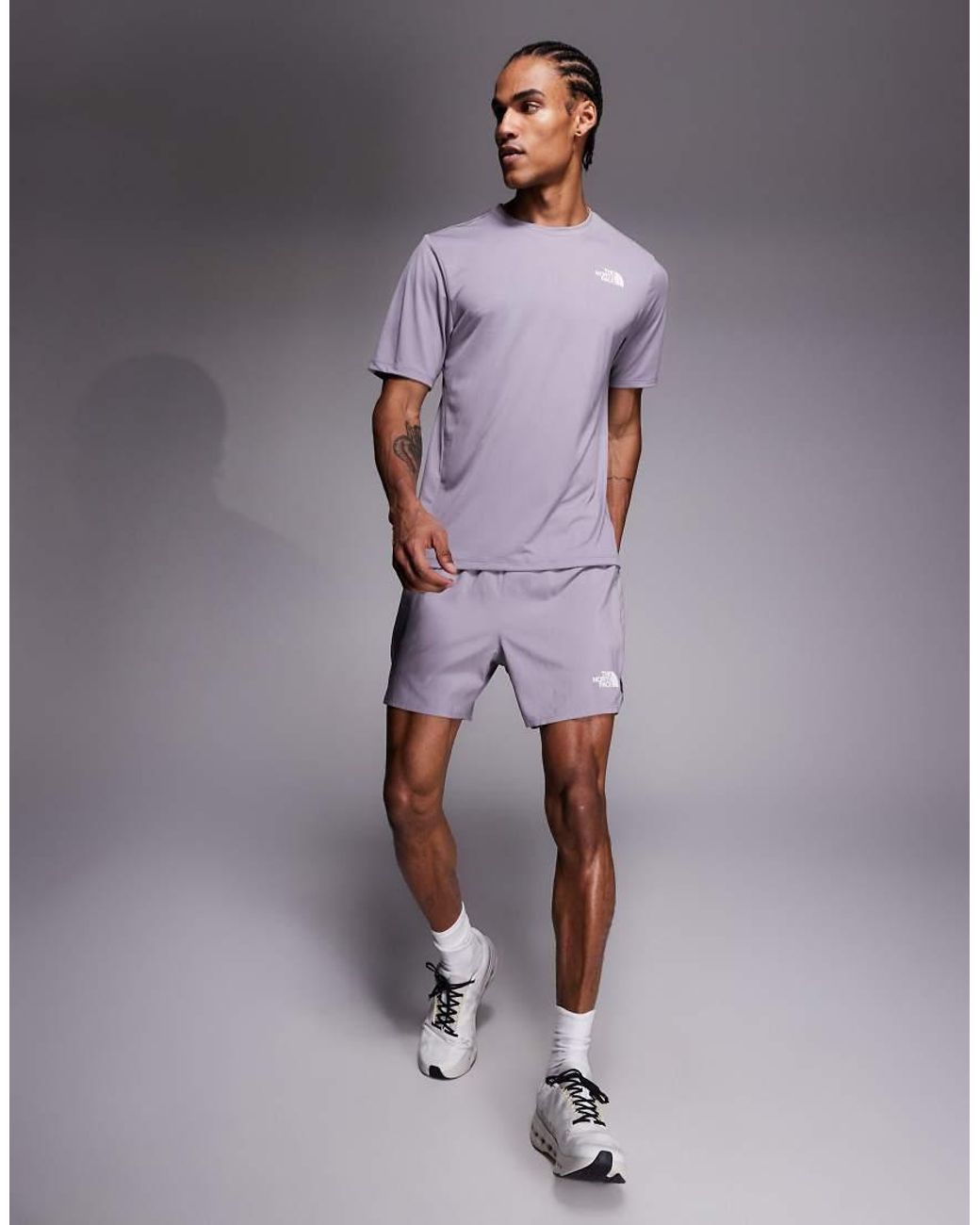The North Face Purple Lightbright 5" Short for men