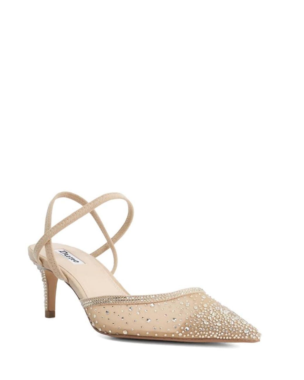 Dune Natural Charismatic Slingbacks