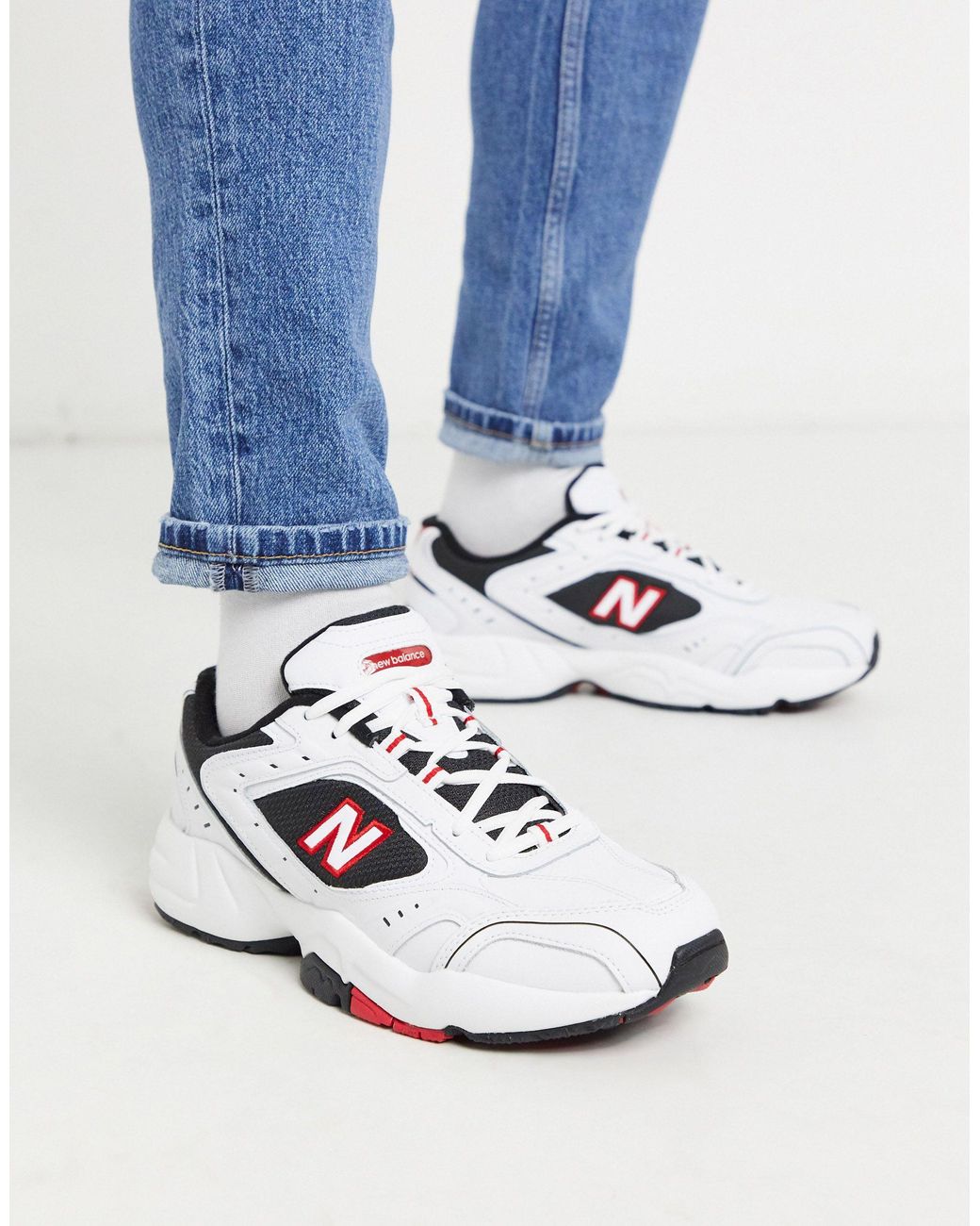 New Balance 452 - Sneaker in Weiß und Rot in Weiß für Herren | Lyst AT
