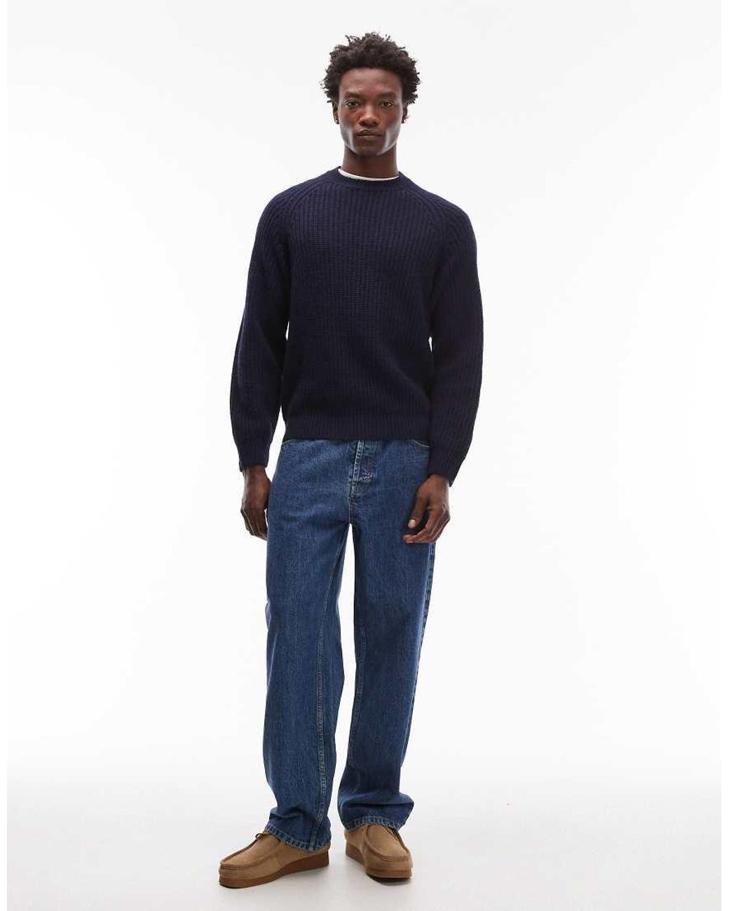 Carhartt Blue Firth Knitted Jumper