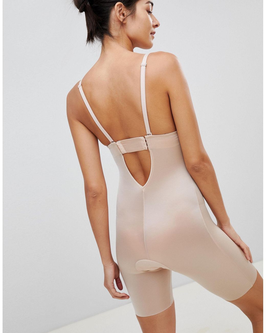 Spanx Suit Your Fancy Low Back Mid Thigh Smoothing Body