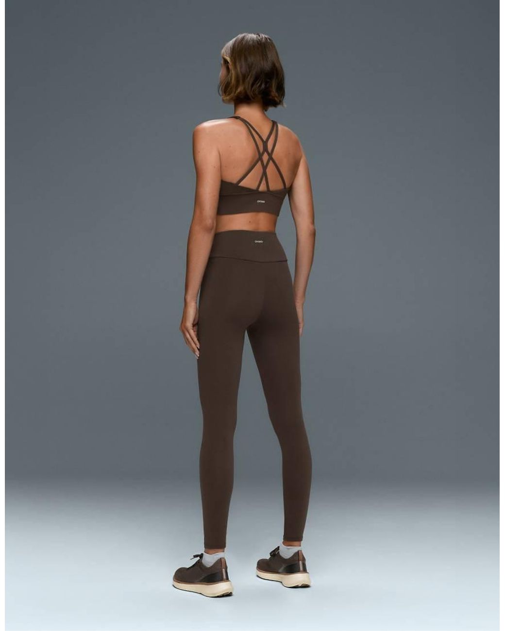 Oysho Gray Medium-Support Comfortlux Sports Bra With Cups