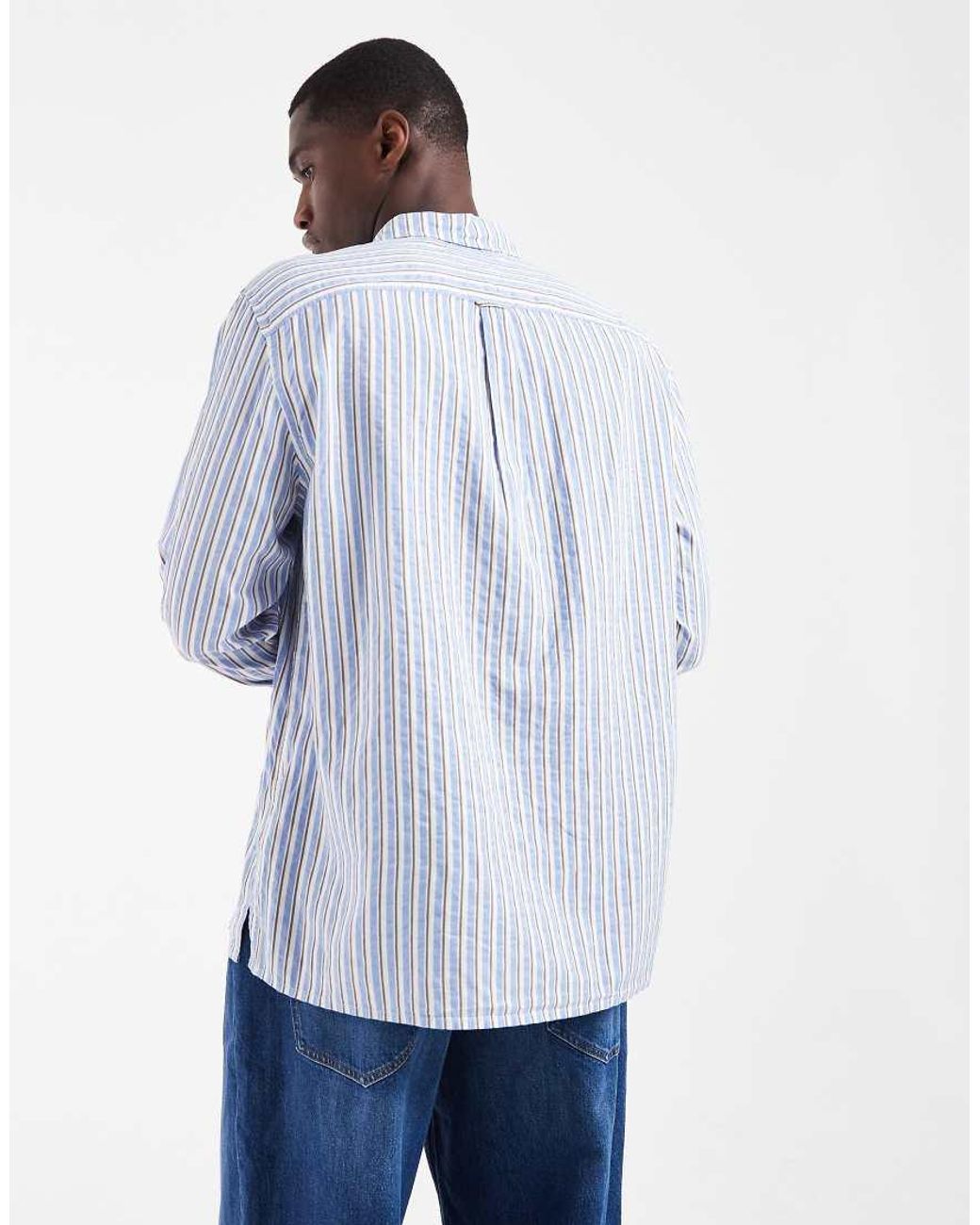 Tommy Hilfiger White Relaxed Fit Seersucker Shirt for men