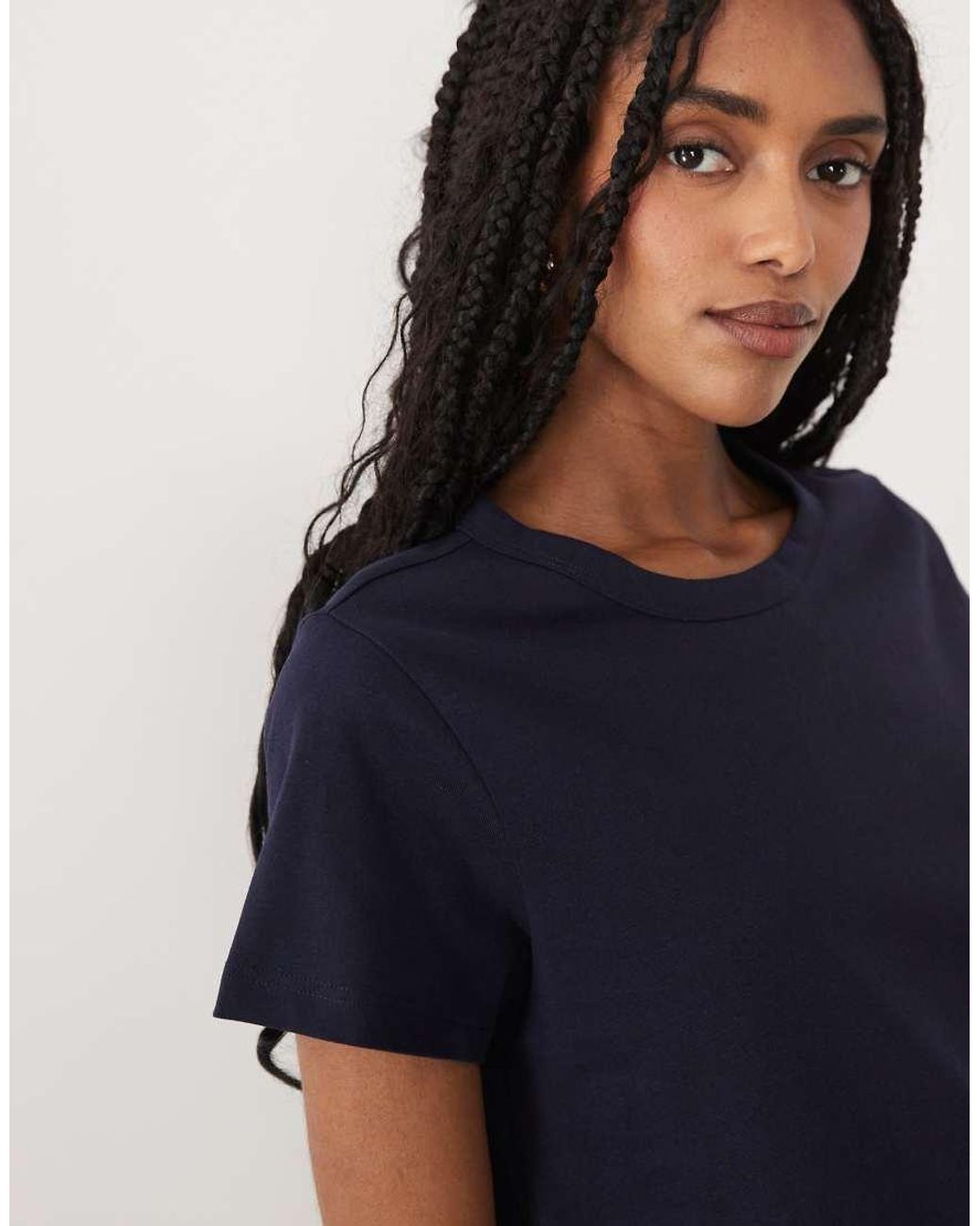 ARKET Blue Slim Fit Short Sleeved T-shirt
