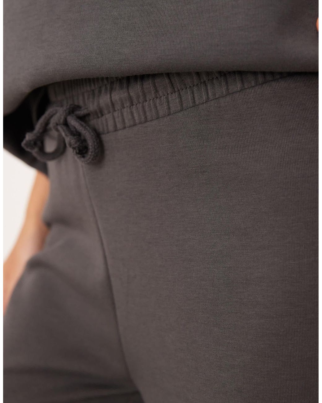 ASOS Gray Interlock Flared Sweatpants