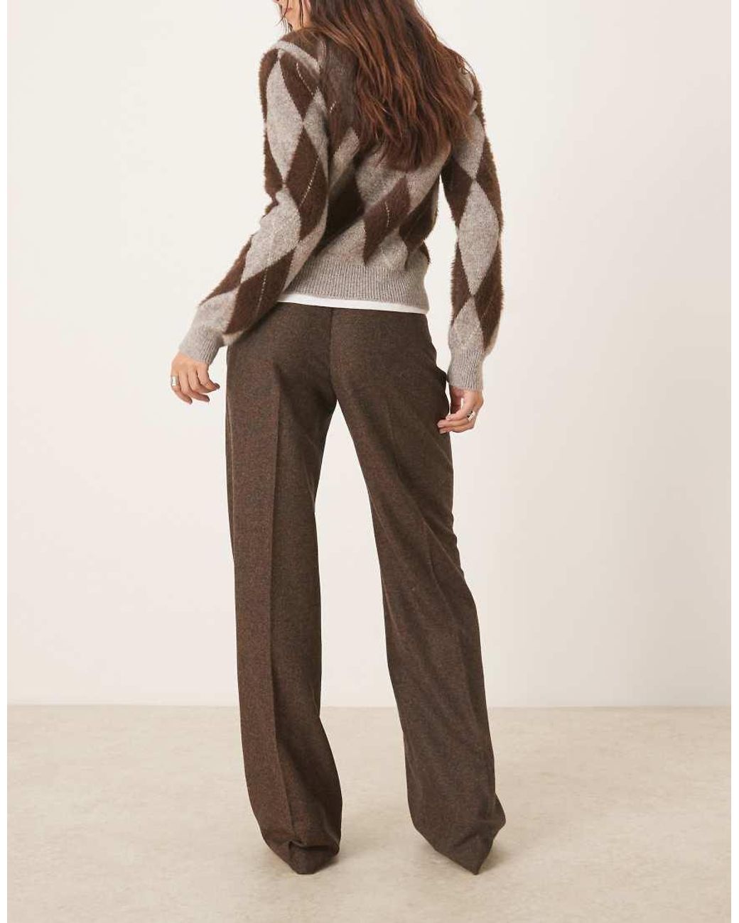 Mango Natural Piper Co-ord Tailored Trouser