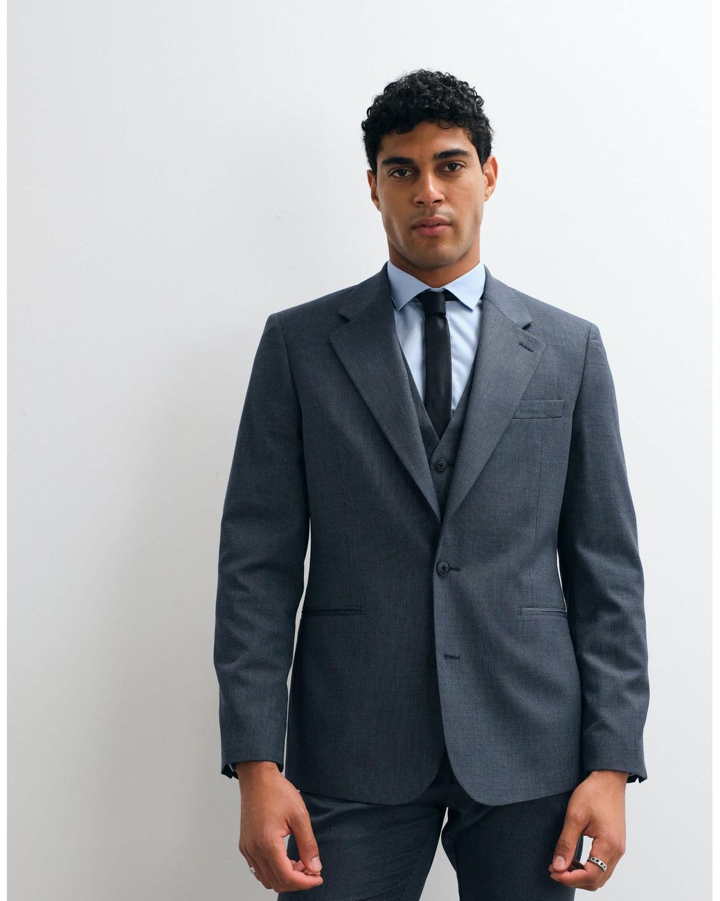 ASOS Blue Slim Suit Jacket for men