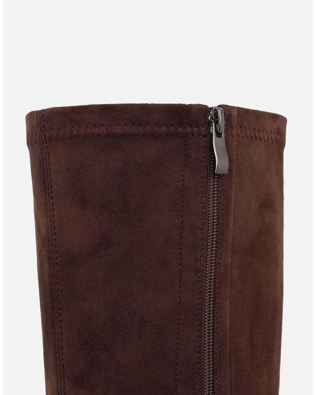 SIMMI Brown Beatrix Knee Height Boots