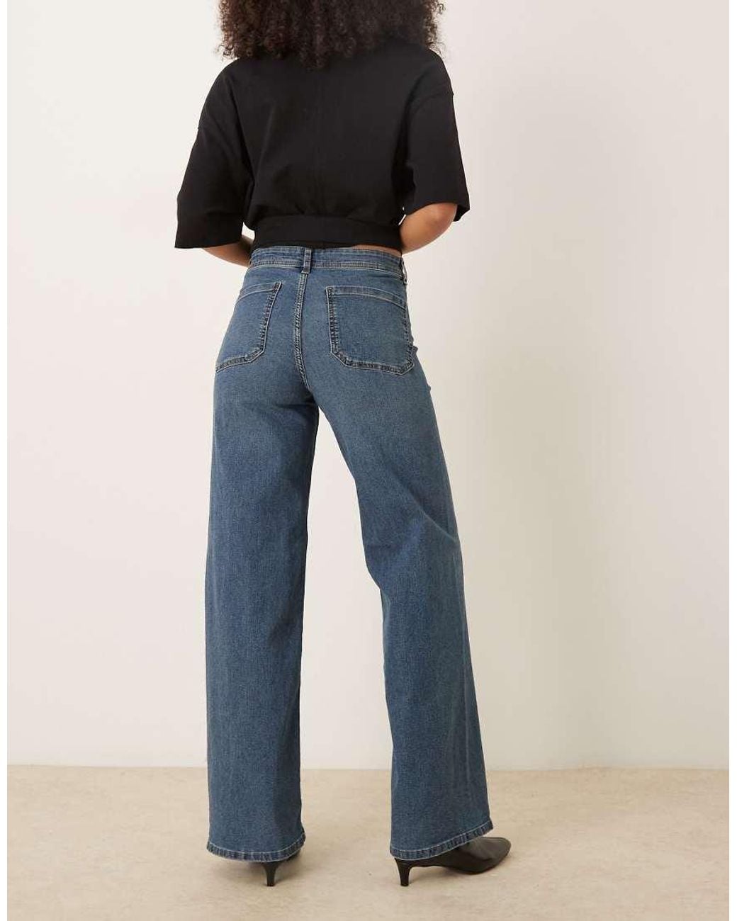 Jdy Blue Moon High Waist Wide Leg Jeans