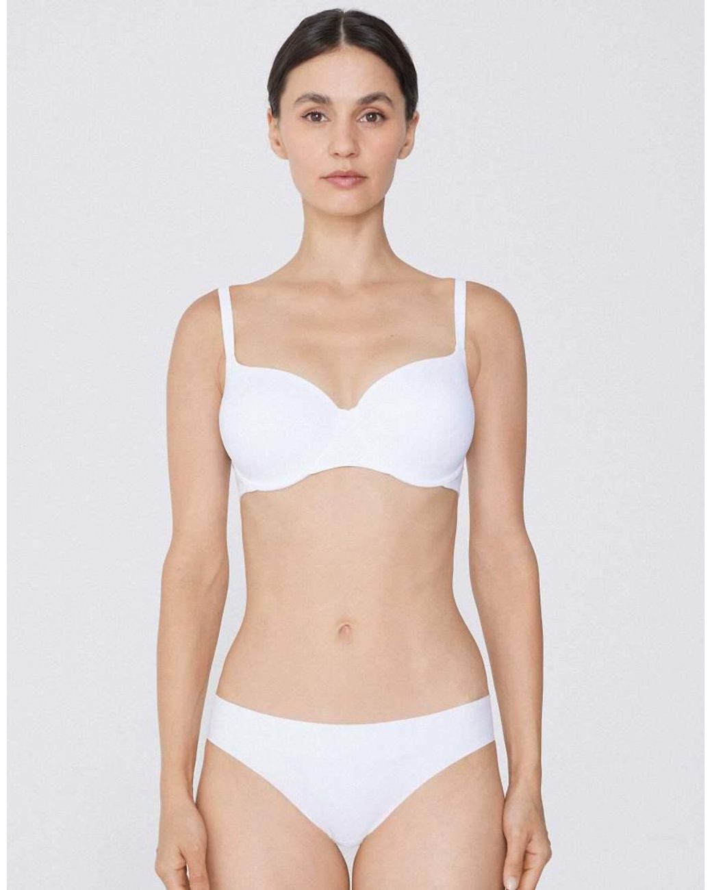 Tezenis White Prague Full Coverage Balconette Bra