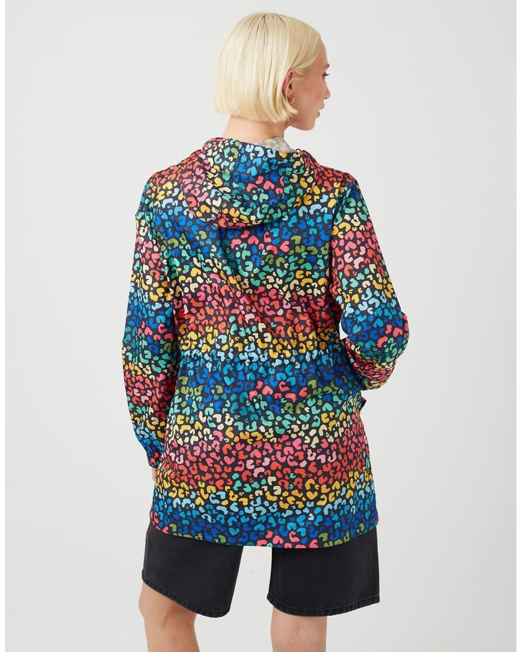 Brave Soul Blue Lightweight Showerproof Jacket