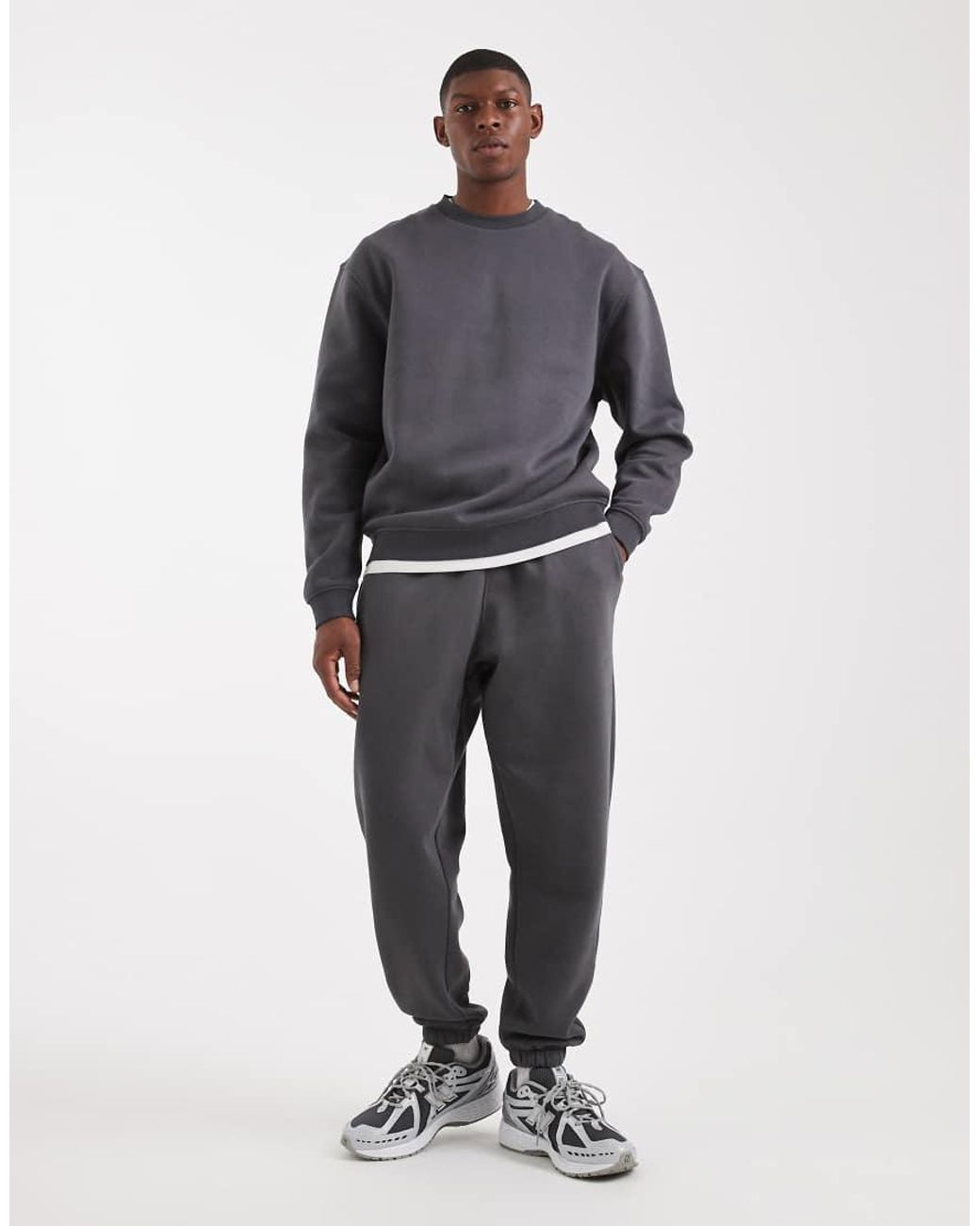 ASOS Gray Essentials Sweatshirt for men