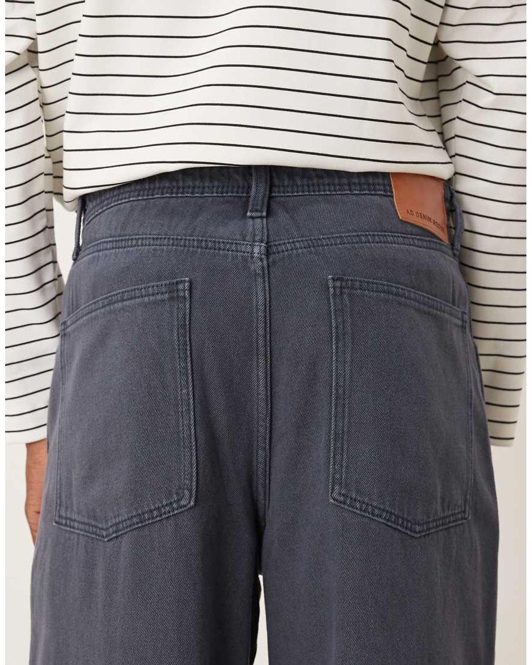 ASOS Blue Co-Ord Extreme Baggy Jeans for men