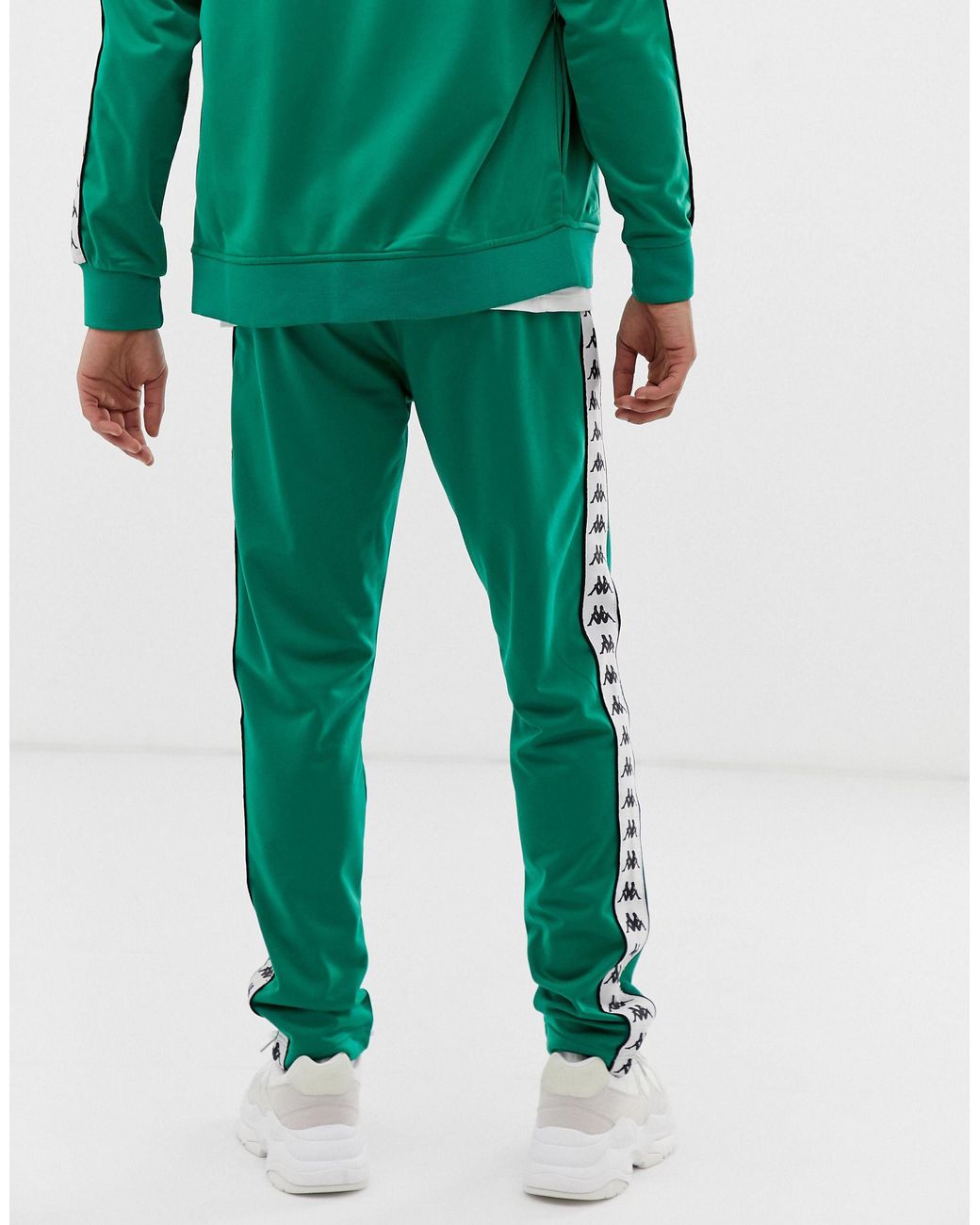 Retentie vorst alleen Kappa Banda Astoria - Smalle joggingbroek Met Logobies in het Groen voor  heren | Lyst NL
