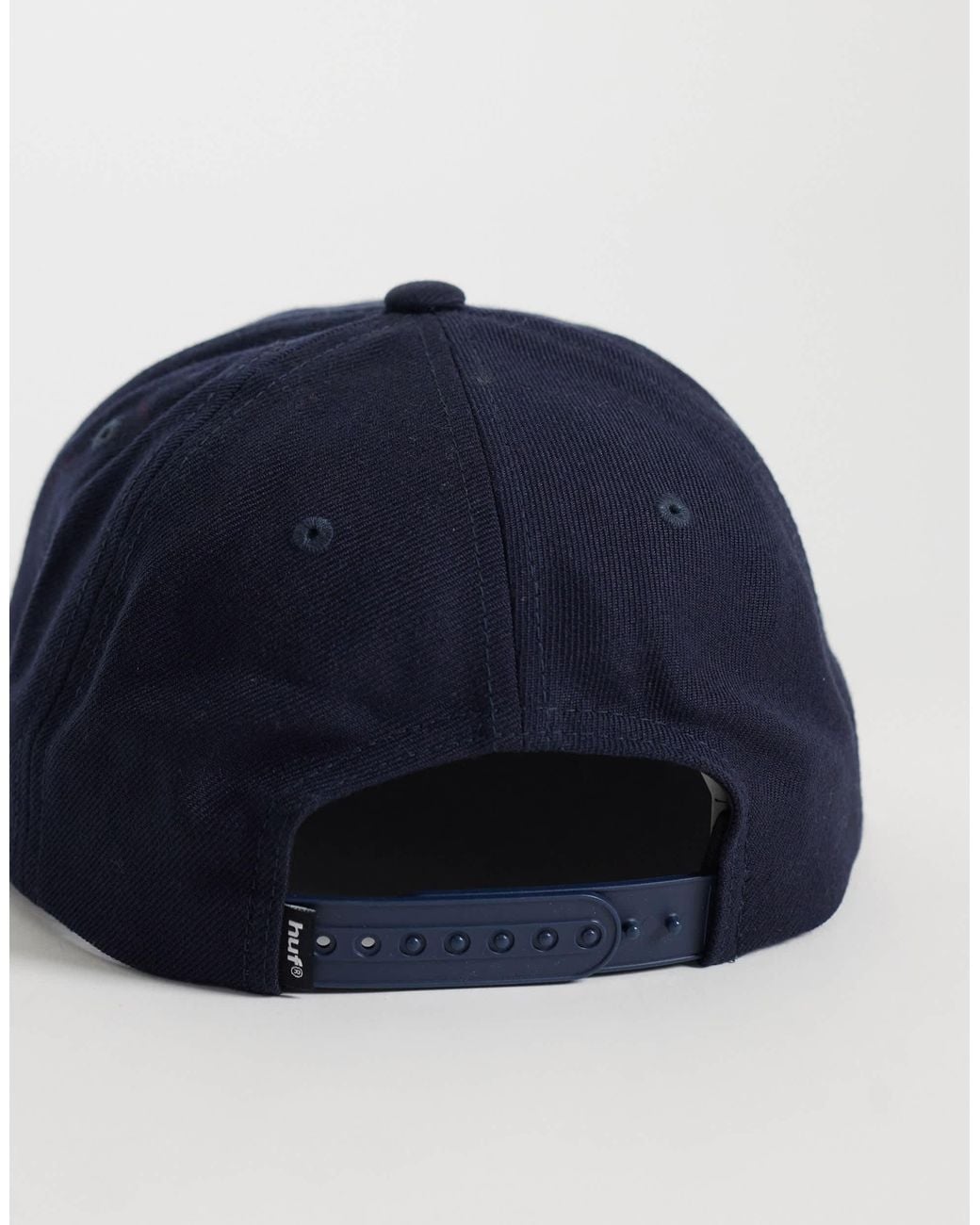 Huf Blue Classic Arch Snapback for men