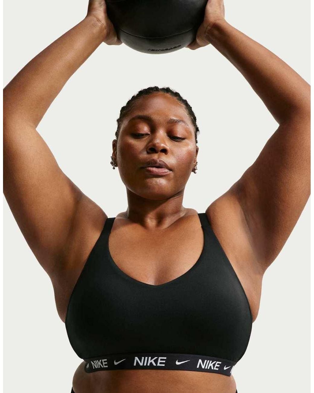 Nike Black Curve Padded Adjustable Sports Bra
