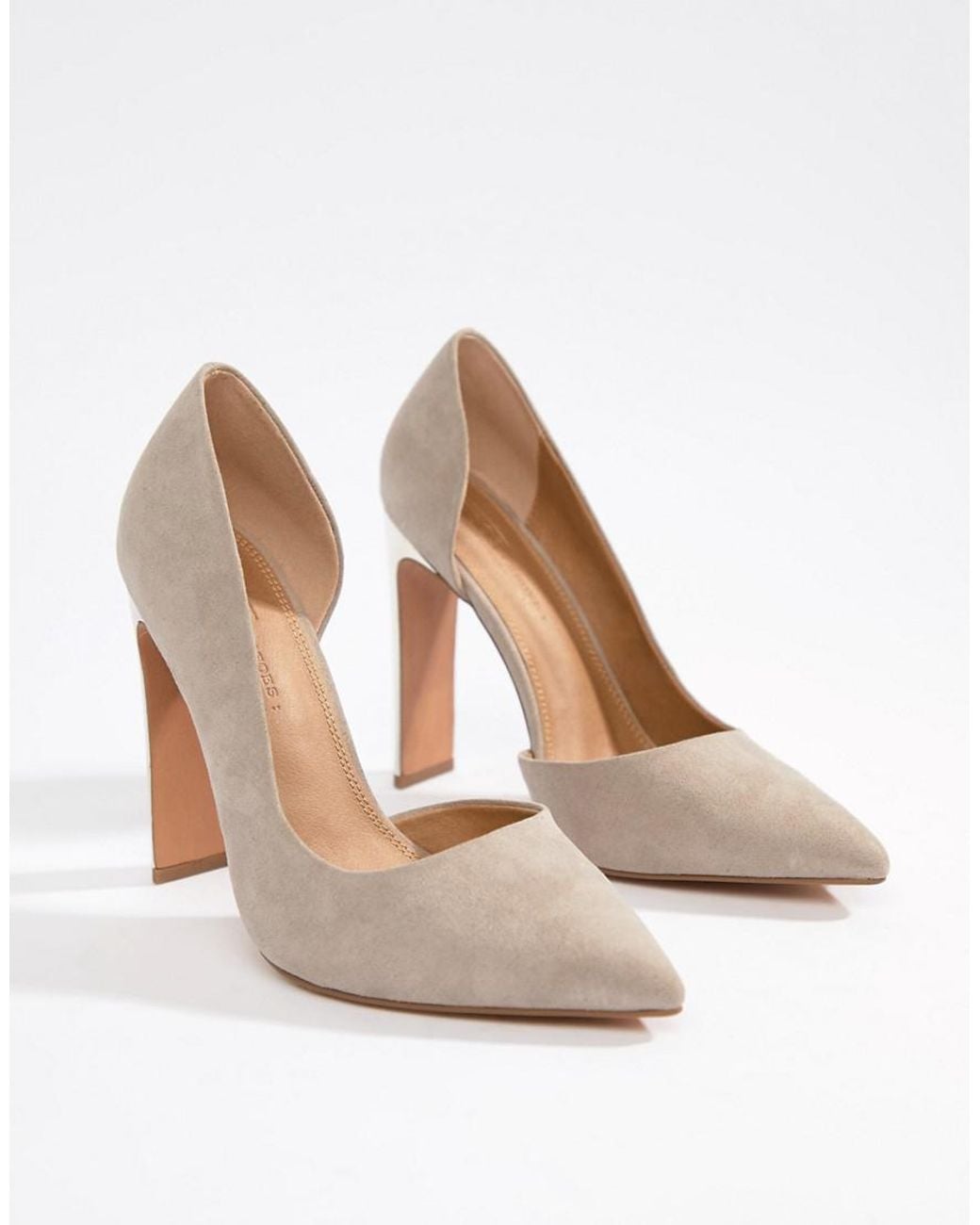 grey court shoes wide fit