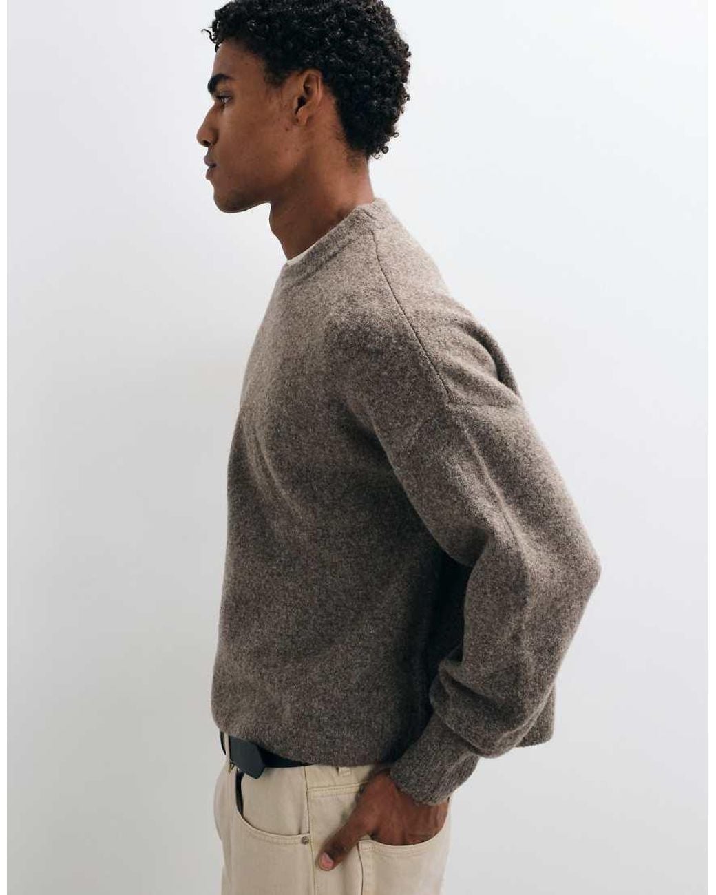 Weekday Gray Wool Blend Sweater for men
